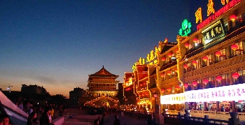 西安旅游景点介绍：西安钟鼓楼广场